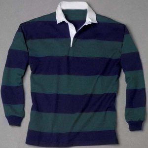 Sports Uniforms Rugby Shirts, Navy And Green Rugby Shirt